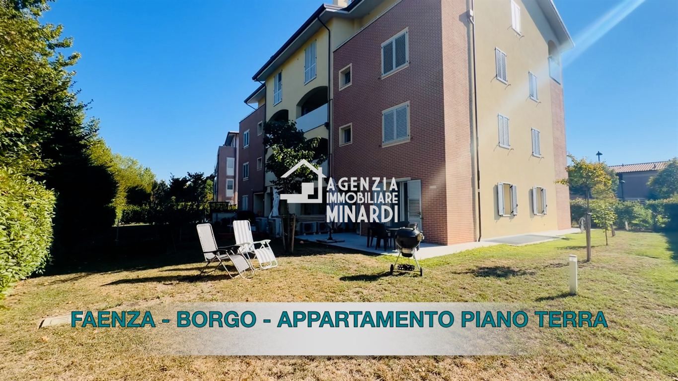 FAENZA – ZONA BORGO | APPARTAMENTO AL PIANO TERRA CON 250 MQ DI GIARDINO PRIVATO – CLASSE A4