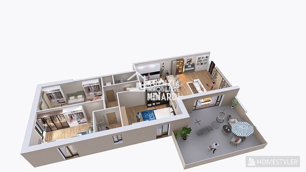 FAENZA – Nuovo Attico, 3 letto e terrazzo loggiato - Zona Monte