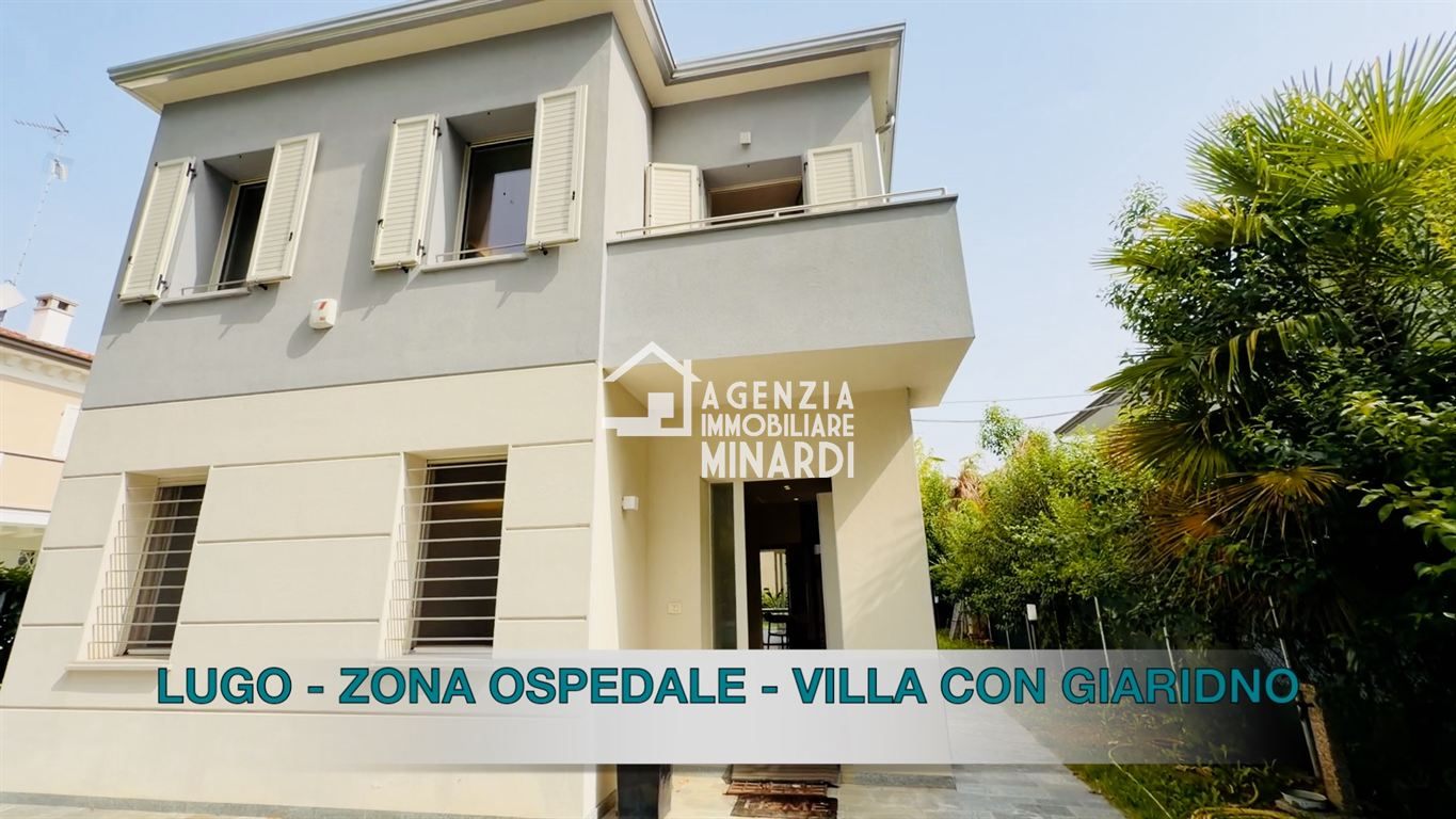 LUGO – ZONA OSPEDALE | VILLA DI RECENTISSIMA COSTRUZIONE IN CLASSE A2 CON GIARDINO PRIVATO