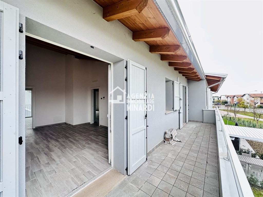 SOLAROLO – APPARTAMENTO INDIPENDENTE CON GIARDINO PRIVATO E GARAGE – €339.000